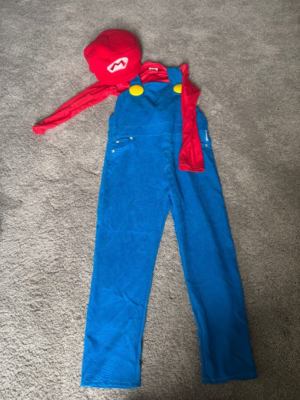 Super Mario deluxe child costume size 4-6